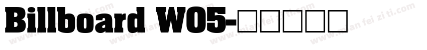Billboard W05字体转换